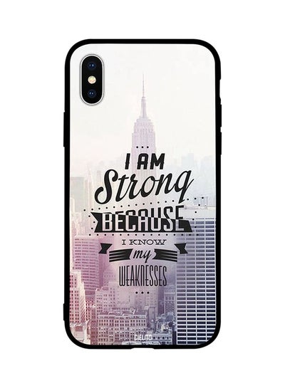 Buy Skin Case Cover -for Apple iPhone X I Am Strong I Am Strong in Egypt