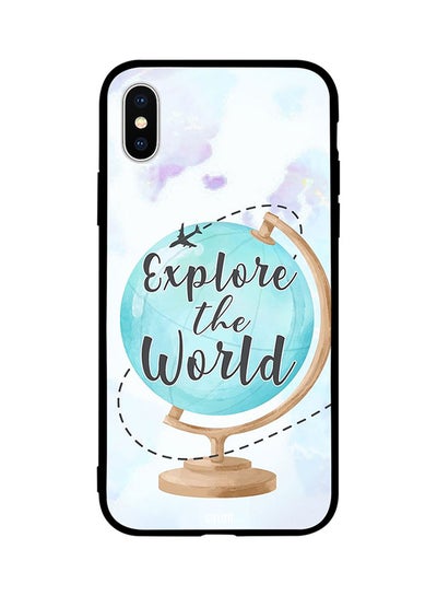 اشتري غطاء حماية واقٍ لهاتف أبل آيفون X بطبعة تحمل عبارة "Explore The World" في مصر