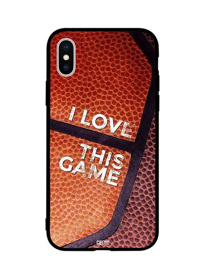 Buy Skin Case Cover -for Apple iPhone X I Love This Game Basketball I Love This Game Basketball in Egypt