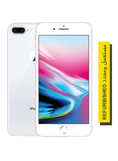Buy Refurbished - iPhone 8 Plus With FaceTime Silver 64GB 4G LTE in Saudi Arabia