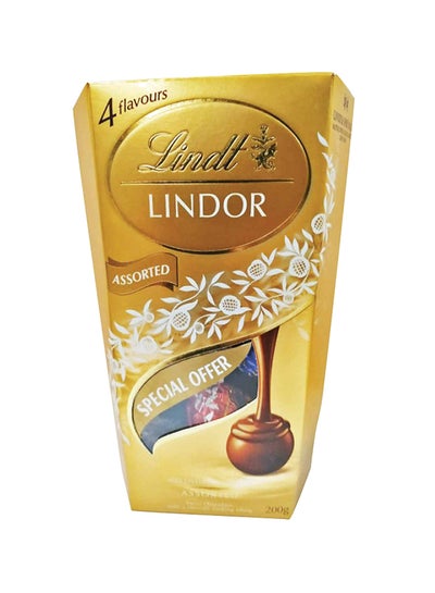 Lindt Lindor Mixture of Milk, White and Extra Dark Chocolate 200 g