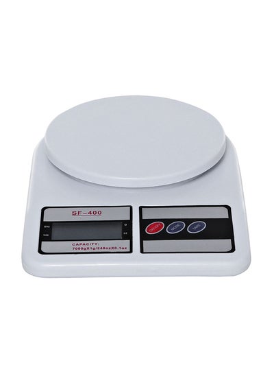 Buy Electronic Kitchen Scale With LCD Display White in Egypt