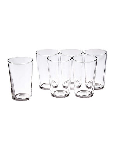 Buy 6-Piece Unie Clear Tumbler Set 0.28Liters in UAE