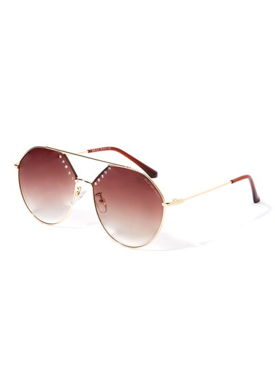 Buy Women's Rimmed Aviator Sunglasses - Lens Size: 58 mm in UAE