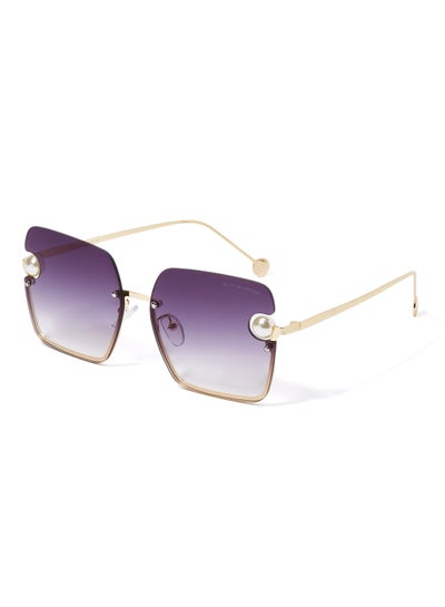 Buy Women's Square Sunglasses Ss-B 80294 Blk-D in UAE