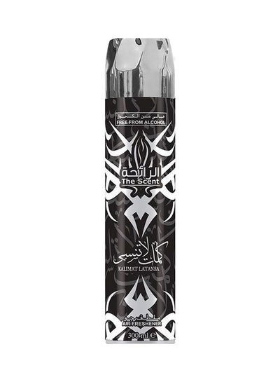 Buy The Scent Kalimat Latansa Air Freshner Black/White 300ml in UAE