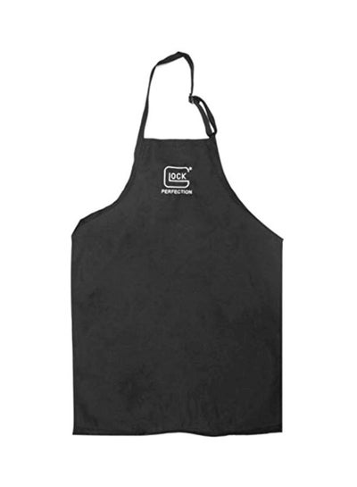 Buy Cooking Cotton Apron Black 13.9x9.8x0.6inch in Egypt