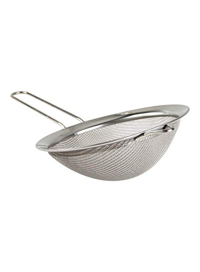 Buy Fine Mesh Food Quinoa Tea Spaghetti Strainer Silver 4x1.5x5inch in UAE