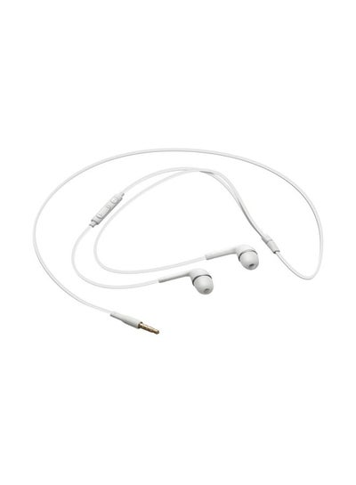 Buy In-Ear Wired Headphone With Mic For Samsung Galaxy White in Saudi Arabia