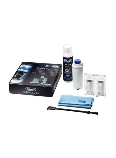 Buy 8-Piece Coffee Care Kit Blue/White/Black 9.8x25x2.2inch in Saudi Arabia