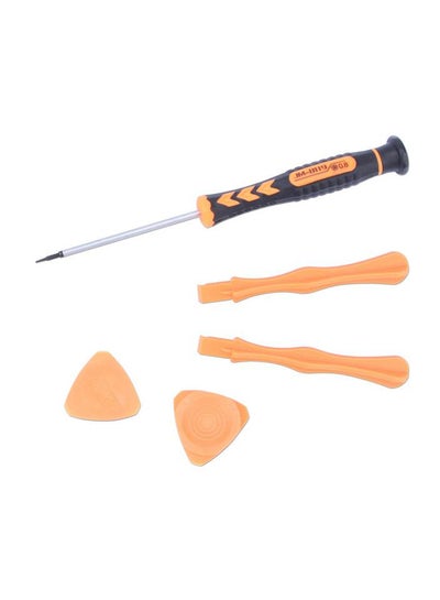 Buy 5 In 1 Multi-Functional Electronic Repair Tool Kit Black/Orange in Saudi Arabia