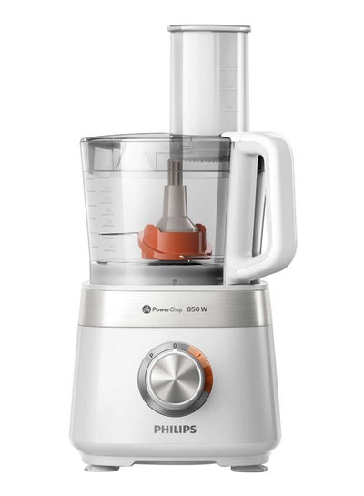 Buy Viva Collection Food Processor 1.5 L 850 W HR7530/01 White/Clear in UAE