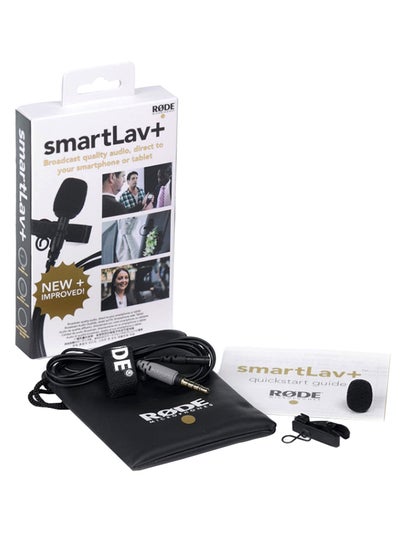 Buy Omnidirectional Lavalier Microphone SMARTLAVP Black in UAE