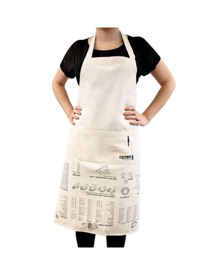 اشتري Cotton Cooking Apron أبيض 890x892x2ملليمتر في مصر