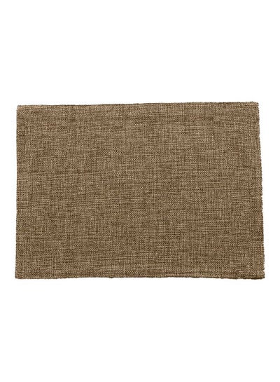 Buy Heat Resistant Placemat Brown 30x45cm in Saudi Arabia