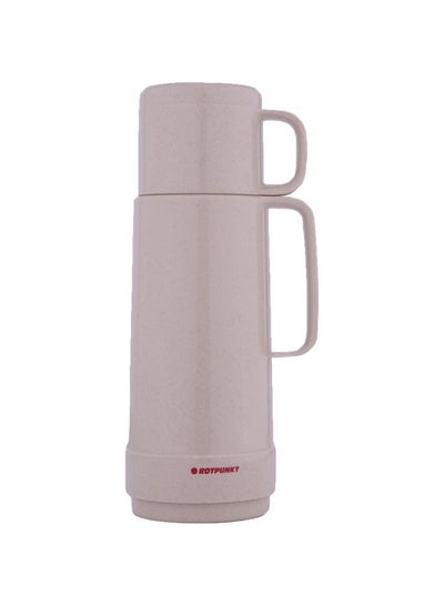 Buy Coffee And Tea Vacuum Flask Beige in Saudi Arabia