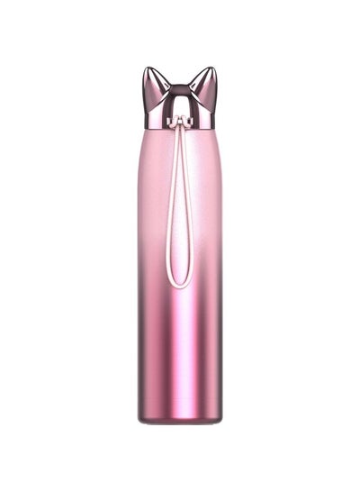 Buy Stainless Steel Vacuum Flask Dark Rose in Saudi Arabia