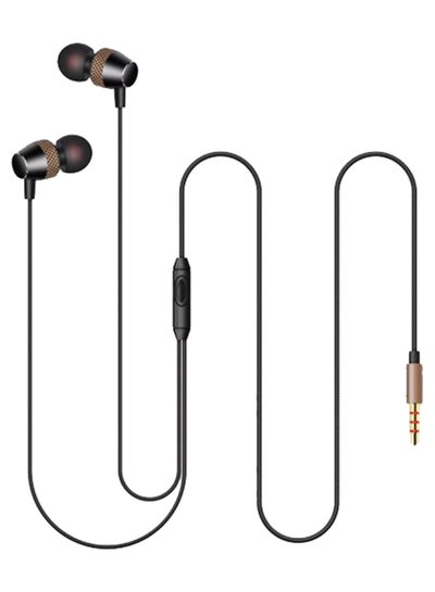 Buy Stereo In-Ear Headphone With Microphone Rose Gold/Black in Egypt