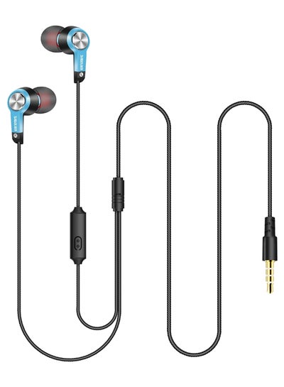 اشتري DC-3 Stereo In-Ear Earphones Black/Blue/Gold في مصر