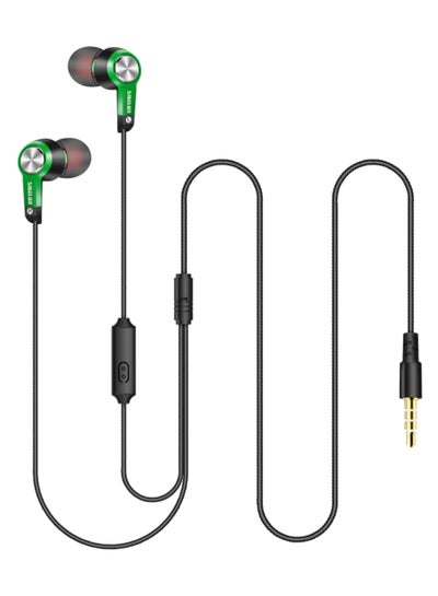 Buy DC-3 Stereo In-Ear Earphones Black/Green/Gold in Egypt