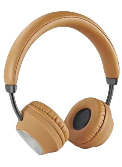 Buy Bluetooth Wireless On-Ear Headphones Brown/Silver/Black in Egypt