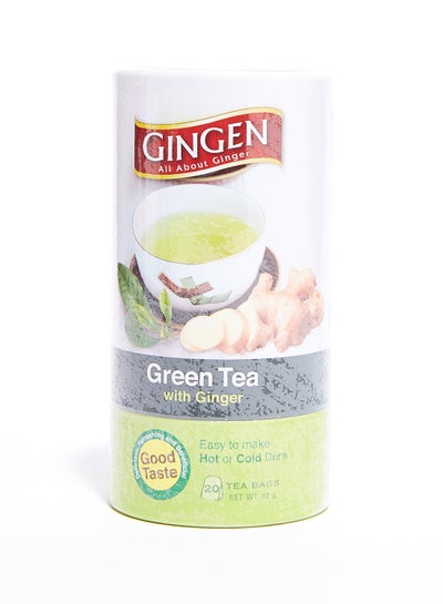 شاي اخضر بالزنجبيل