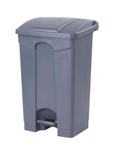 Buy Trash Can With Pedal Grey 45Liters in Saudi Arabia