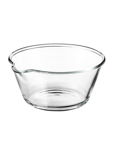 Buy Glass Bowl Clear 26centimeter in UAE