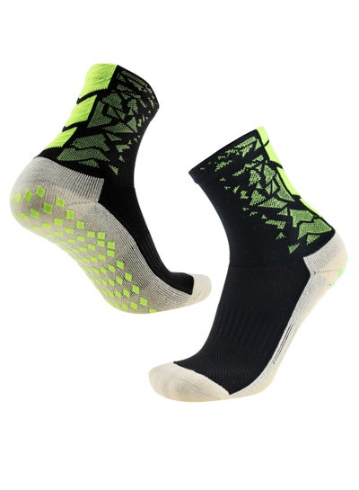 Buy Pair Of 3 Non-Slip Athletic Long Socks 22cm in Saudi Arabia
