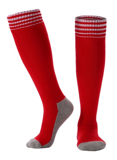 اشتري Pair Of Breathable High Tube Football Socks 26centimeter في الامارات