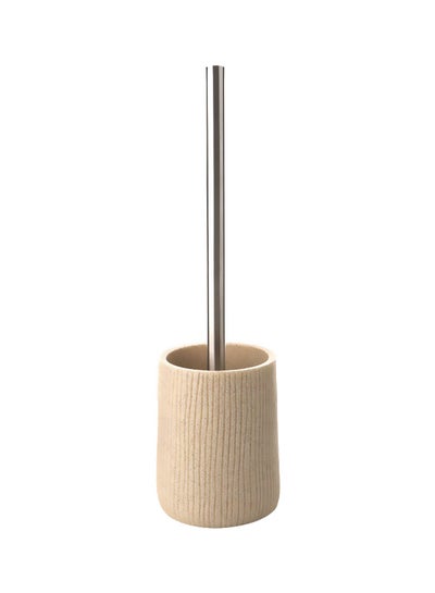 Buy Saigon Toilet Brush Beige/Silver in Saudi Arabia