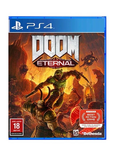 اشتري لعبة Doom Eternal (اللغة العربية والإنجليزية) - نسخة المملكة العربية السعودية - بلاي ستيشن 4 (PS4) في السعودية
