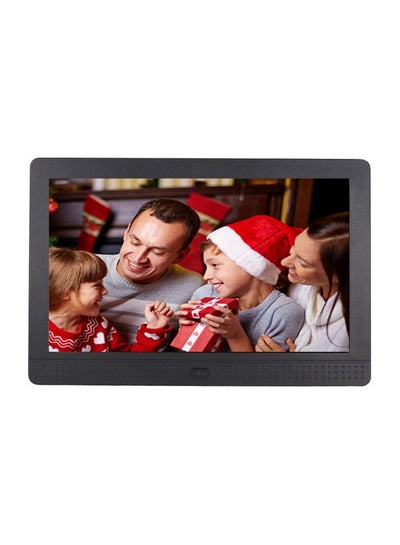 Buy LED Digital Photo Frame With Remote Control Black in Saudi Arabia