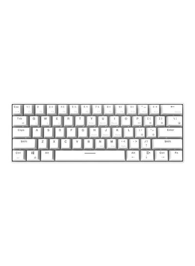 Buy 61 Keys Wireless Keyboard White/Black in Saudi Arabia