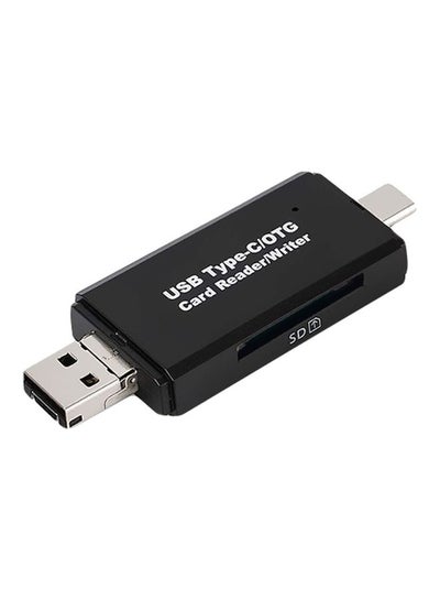 Buy USB Type C OTG Card Reader black in UAE