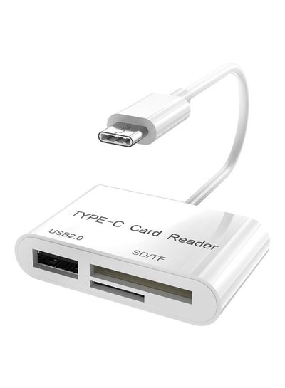 Buy All In One Card Reader Adapter Cable For Macbook Pro White in Saudi Arabia