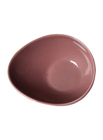 Buy Porcelain Dessert Bowl Shinny Purple 18cm in UAE