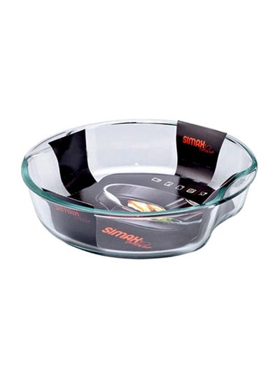 Buy Glass Casserole Dish Clear 2Liters in Saudi Arabia