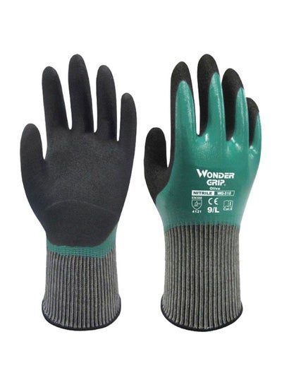 Buy Thermo Plus Coldproof Work Gloves Green/Black XL in UAE