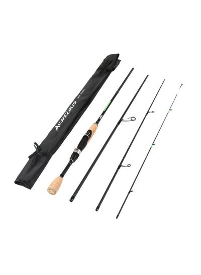 Portable Travel Spinning Fishing Rod With 4-Piece Fishing Pole