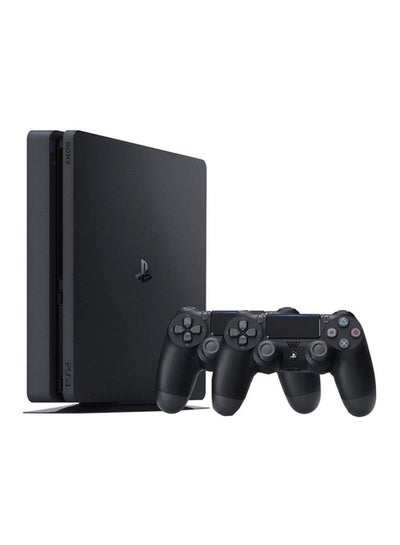 Buy PlayStation 4 Slim 500GB Console With 2 DUALSHOCK Controllers in UAE