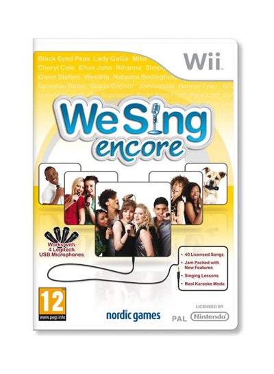 اشتري لعبة "We Sing Encore" إصدار عالمي - الموسيقى والرقص - نينتندو وي في الامارات