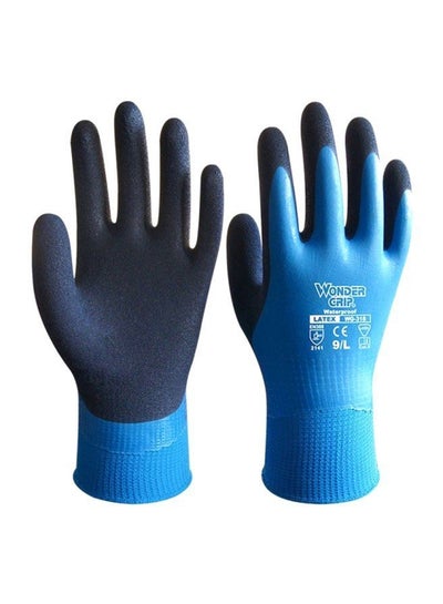 Buy Pair Of Thermo Plus Coldproof Work Gloves Blue/Black S in Saudi Arabia