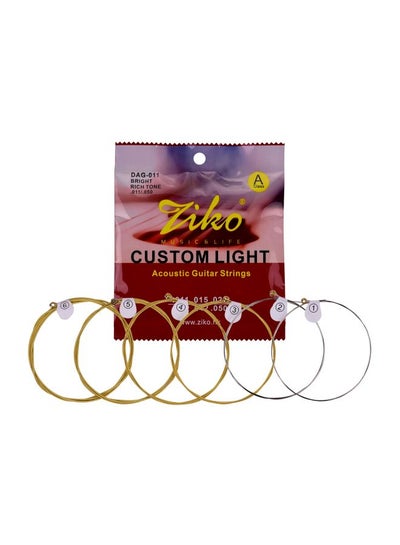 Buy 6-Piece Acoustic Guitar String in Saudi Arabia