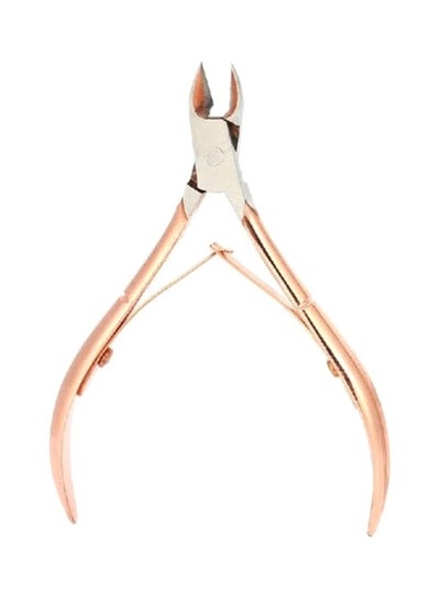 Buy Stainless Steel Cuticle Cutter Gold in UAE