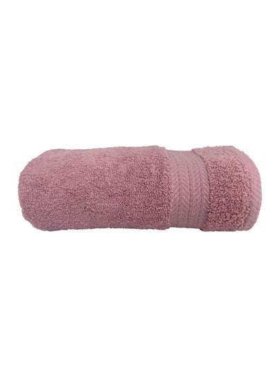 Buy Cotton Bath Towel Purple 50x100centimeter in Saudi Arabia