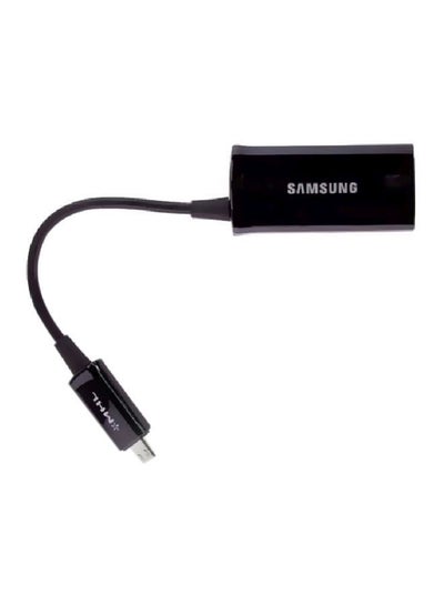 Buy HDMI Adapter Connector For Samsung Galaxy S3 Black in UAE