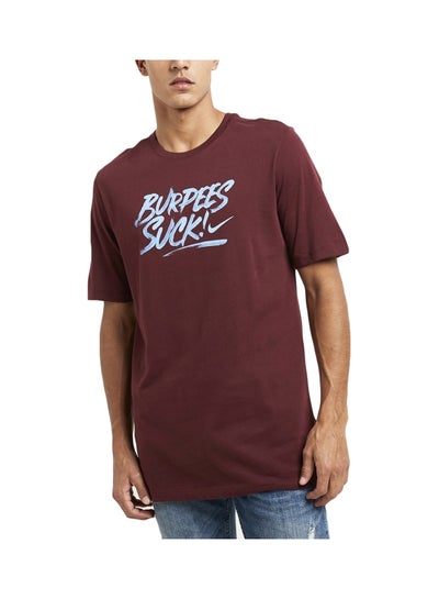 Buy Regular Dri-Fit Homor T-Shirt Night Maroon/Blue in Saudi Arabia