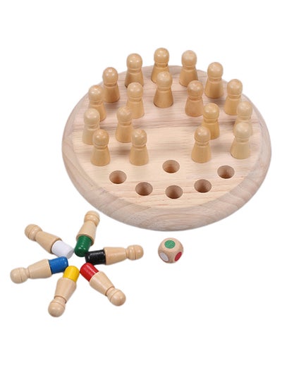 اشتري Wooden Memory Stick Chess Game في السعودية