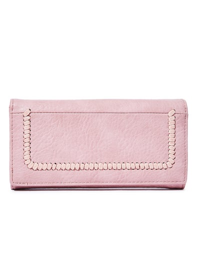 Buy Thread Detail Clutch Pink in UAE